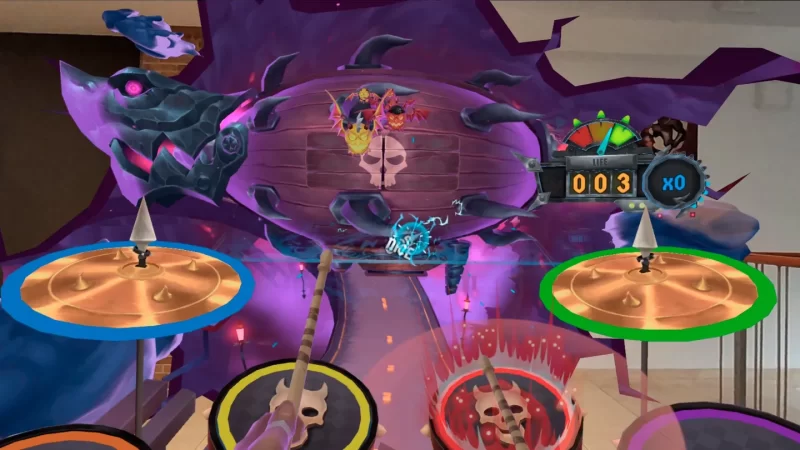 图片[5]VR玩吧-VR游戏下载网站-Quest 2 3S 一体机游戏-Steam VR串流游戏-VR游戏资源汉化中文网站-Pico Neo3 4-Meta Quest 2 3-HTC VIVE-Oculus Rift-Valve Index-Pico VR-游戏下载中心Oculus Quest 游戏《大鼓摇滚》Drums Rock VRVR玩吧-VR游戏下载网站-Quest 2 3S 一体机游戏-Steam VR串流游戏-VR游戏资源汉化中文网站-Pico Neo3 4-Meta Quest 2 3-HTC VIVE-Oculus Rift-Valve Index-Pico VR-游戏下载中心VR玩吧【VRwanba.com】汉化VR游戏官网