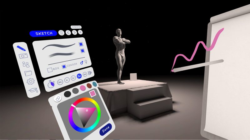 图片[6]VR玩吧-VR游戏破解下载网站-Quest 2 3 一体机游戏-Steam VR串流游戏-VR游戏资源汉化中文网站-Pico Neo3 4-Meta Quest 2 3-HTC VIVE-Oculus Rift-Valve Index-Pico VR-游戏下载中心Oculus Quest 游戏《人物绘画VR》Gesture VRVR玩吧-VR游戏破解下载网站-Quest 2 3 一体机游戏-Steam VR串流游戏-VR游戏资源汉化中文网站-Pico Neo3 4-Meta Quest 2 3-HTC VIVE-Oculus Rift-Valve Index-Pico VR-游戏下载中心VR玩吧【VRwanba.com】汉化VR游戏官网
