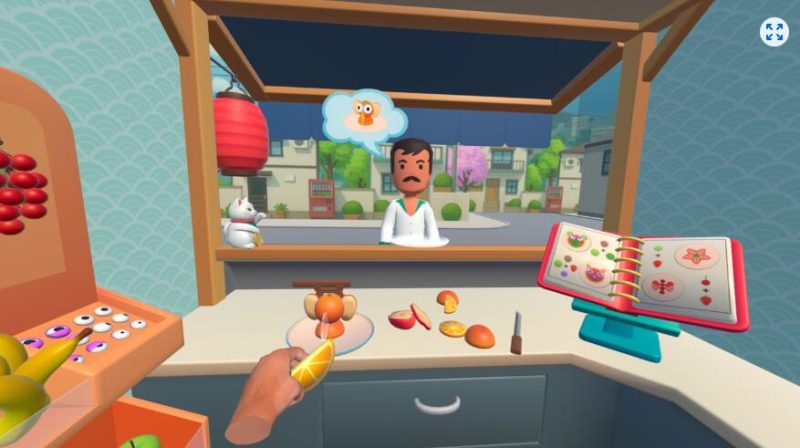 图片[2]VR玩吧-VR游戏破解下载网站-Quest 2 3 一体机游戏-Steam VR串流游戏-VR游戏资源汉化中文网站-Pico Neo3 4-Meta Quest 2 3-HTC VIVE-Oculus Rift-Valve Index-Pico VR-游戏下载中心Meta Quest 游戏《烹饪忍者商店模拟器》Food Ninja Shop SimulatorVR玩吧-VR游戏破解下载网站-Quest 2 3 一体机游戏-Steam VR串流游戏-VR游戏资源汉化中文网站-Pico Neo3 4-Meta Quest 2 3-HTC VIVE-Oculus Rift-Valve Index-Pico VR-游戏下载中心VR玩吧【VRwanba.com】汉化VR游戏官网