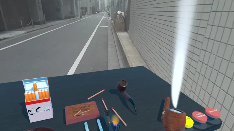 图片[2]VR玩吧-VR游戏下载网站-Quest 2 3S 一体机游戏-Steam VR串流游戏-VR游戏资源汉化中文网站-Pico Neo3 4-Meta Quest 2 3-HTC VIVE-Oculus Rift-Valve Index-Pico VR-游戏下载中心Meta Quest 游戏《吸烟模拟器》Better Than SmokingVR玩吧-VR游戏下载网站-Quest 2 3S 一体机游戏-Steam VR串流游戏-VR游戏资源汉化中文网站-Pico Neo3 4-Meta Quest 2 3-HTC VIVE-Oculus Rift-Valve Index-Pico VR-游戏下载中心VR玩吧【VRwanba.com】汉化VR游戏官网