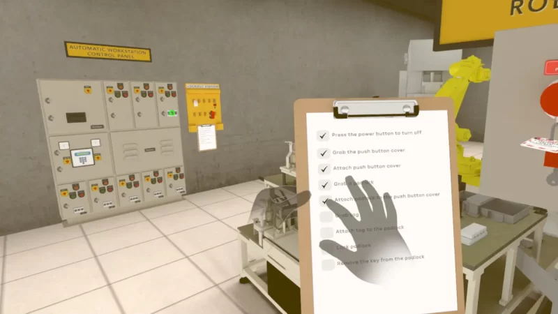 图片[3]VR玩吧-VR游戏下载网站-Quest 2 3S 一体机游戏-Steam VR串流游戏-VR游戏资源汉化中文网站-Pico Neo3 4-Meta Quest 2 3-HTC VIVE-Oculus Rift-Valve Index-Pico VR-游戏下载中心Meta Quest 游戏《锁定挂牌》Lock Out Tag OutVR玩吧-VR游戏下载网站-Quest 2 3S 一体机游戏-Steam VR串流游戏-VR游戏资源汉化中文网站-Pico Neo3 4-Meta Quest 2 3-HTC VIVE-Oculus Rift-Valve Index-Pico VR-游戏下载中心VR玩吧【VRwanba.com】汉化VR游戏官网