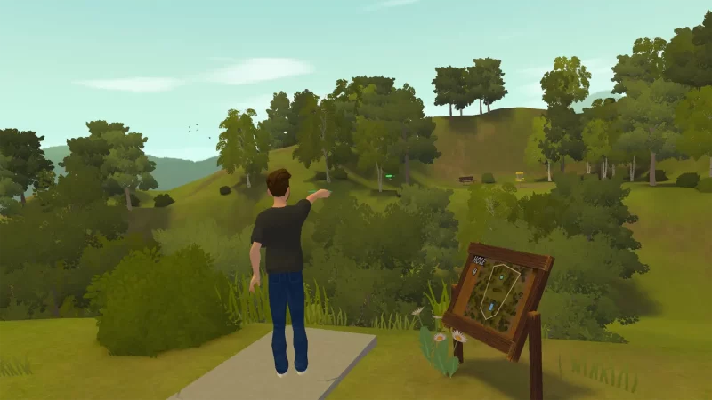 图片[2]VR玩吧-VR游戏下载网站-Quest 2 3S 一体机游戏-Steam VR串流游戏-VR游戏资源汉化中文网站-Pico Neo3 4-Meta Quest 2 3-HTC VIVE-Oculus Rift-Valve Index-Pico VR-游戏下载中心Meta Quest 游戏《飞盘高尔夫谷VR》Disc Golf Valley VRVR玩吧-VR游戏下载网站-Quest 2 3S 一体机游戏-Steam VR串流游戏-VR游戏资源汉化中文网站-Pico Neo3 4-Meta Quest 2 3-HTC VIVE-Oculus Rift-Valve Index-Pico VR-游戏下载中心VR玩吧【VRwanba.com】汉化VR游戏官网